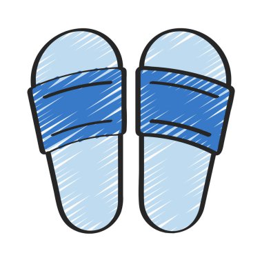 Kaydırma simgesi vektör çizimi tasarımı