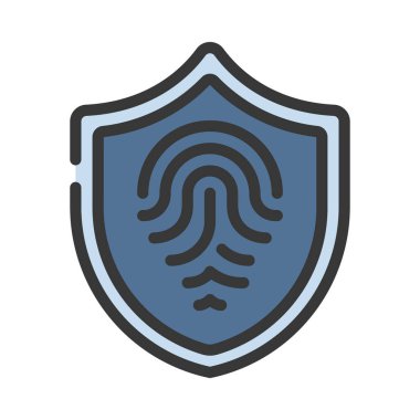 Kalkan basit kutsal kişilerin resmi, vektör çizim