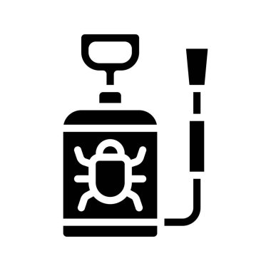 Böcek ilacı Pompası ikon vektör illüstrasyon tasarımı