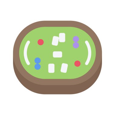 Poker Tablosu Web simgesi vektör çizimi