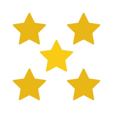 yıldızlar web simgesi vektör illüstrasyonu                                                  