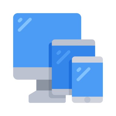 Platform Seçim simgesi vektör illüstrasyonu