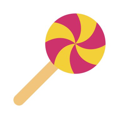 Lolipop ikon vektör illüstrasyon tasarımı 