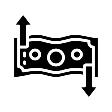 Değişim Oranları web simgesi vektör resimlemesi