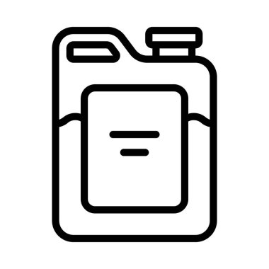 Su Kutusu ikon vektör illüstrasyonu