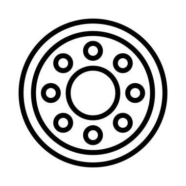 Top Taşıyıcı Simge Basit Vektör İllüstrasyonu