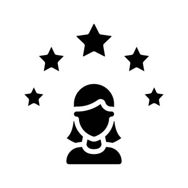 Müşteri memnuniyetinin vektör çizimi modern simge      