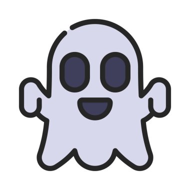 hayalet simge vektör illüstrasyon tasarımı