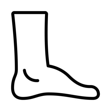 Ayak bileği ağ ikonu vektör illüstrasyonu