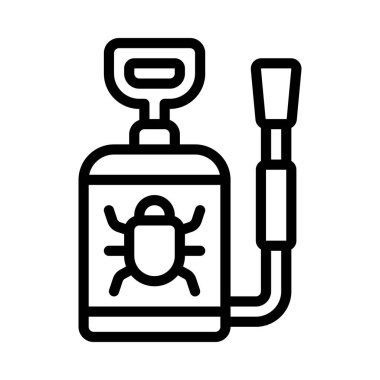Böcek ilacı Pompası Sprey vektör çizimi