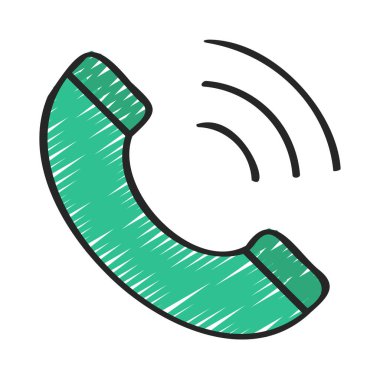 Konuşan Telefon Arama simgesi illüstrasyonu 