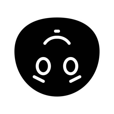 Simge vektör çizim tasarım gülümse