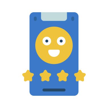 İyi Müşteri Geribildirim simgesi tasarım vektörü çizimi 