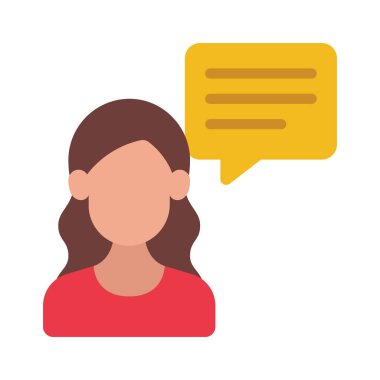 Konuşan Konuşma Ağı vektör çizimi