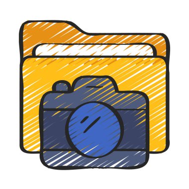 Kamera web simge vektör çizim