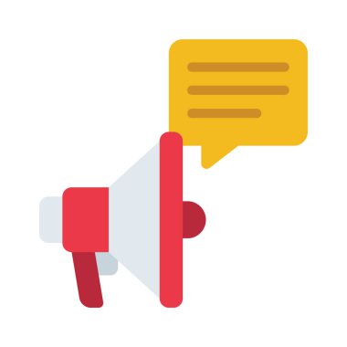 İleti simgesi, vektör illüstrasyonu yay  