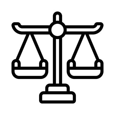 Beyaz arkaplanda simge vektör resimlemesini ölçeklendirir 