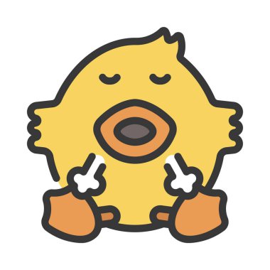 Hayal kırıklığına uğramış ikon vektör çizimi tasarımı