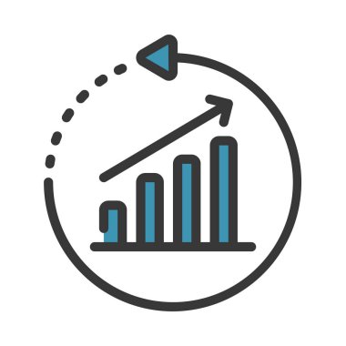 İyi Dönüştürme Hızı web simgesi vektör çizimi