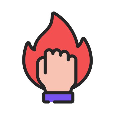 motivasyon simgesi vektör illüstrasyonu