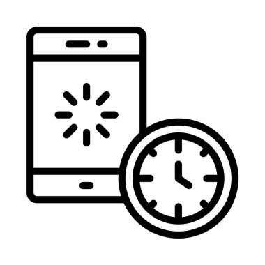 Beyaz arkaplanda Times simgesi yükleniyor 