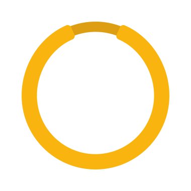 Hoop Küpe ikon vektör illüstrasyonu 