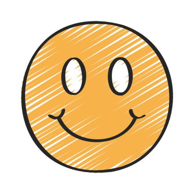 Mutlu Yüz Emoji simgesi, vektör illüstrasyonu