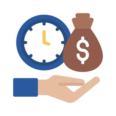 Ödeme Öncesi Web simgesi vektör illüstrasyonu