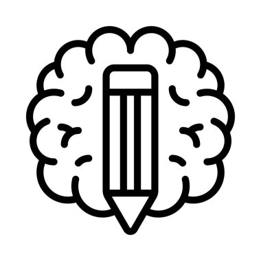 Zekice Yazma Web simgesi vektör çizimi