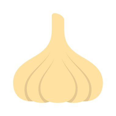 karikatür karalama sarımsak, vektör çizimi           