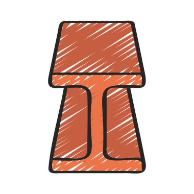 RSJ Çelik Işın Ağ vektör çizimi