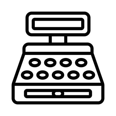 Para Kaydı Web simgesi vektör illüstrasyonu