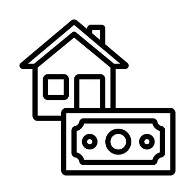 para vektörü simgesi olan ev