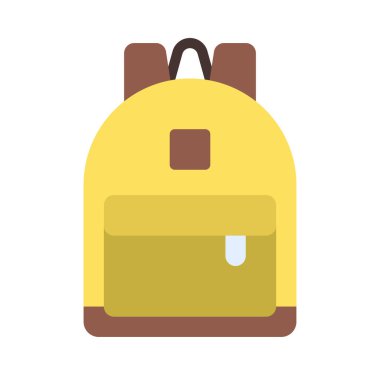 sırt çantası web simge vektör çizim