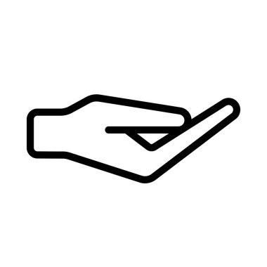 El Ağı ikonu vektör çizimi veriliyor