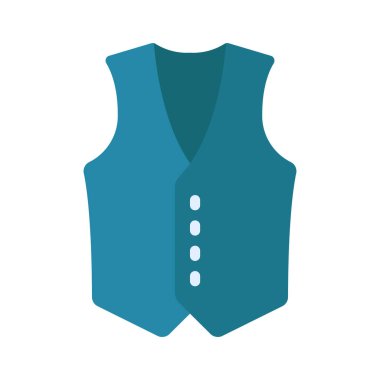 Yelek Ağı ikon vektör çizimi