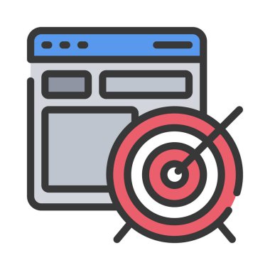 Düzen Hedefleri Web simgesi çizimi