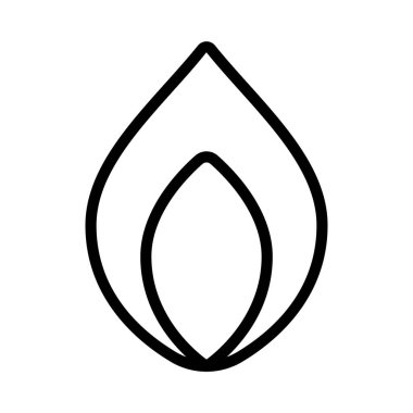 Gaz web simgesi vektör illüstrasyonu