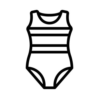 Leotard web simgesi vektör illüstrasyonu