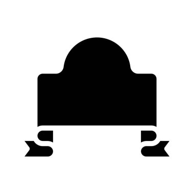 Kemerli Kurdele Web simgesi vektör illüstrasyonuName