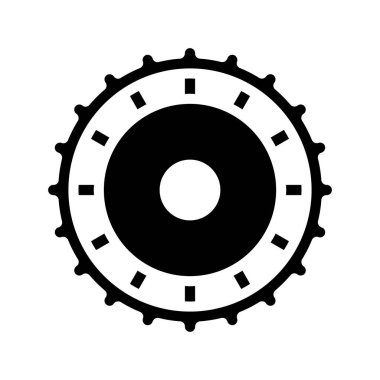 Karikatür web simgesi. Vektör çizim