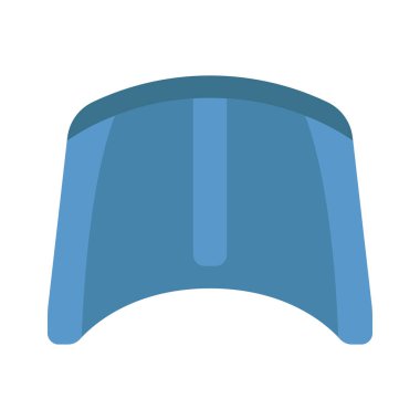 Araba Kaputu düz simgesi, vektör illüstrasyonu 