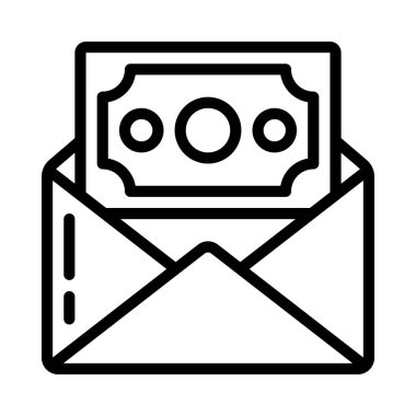 Ücret Denetimi düz simgesi, vektör illüstrasyonu 