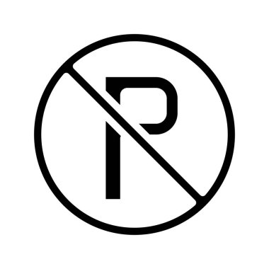 Parking web icon vector illustration