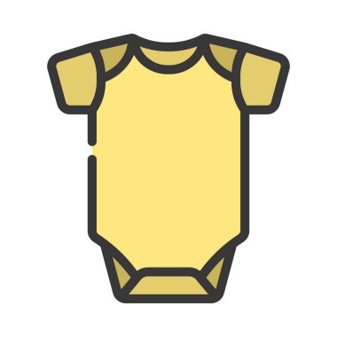 Babygrow ağ simgesi düz tasarım, vektör illüstrasyonu