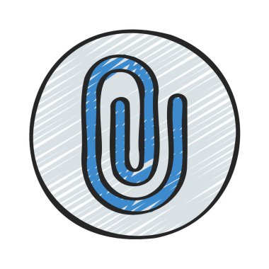 Ataç Ekleme Tuşu Kağıt Açı ikonu vektör illüstrasyon tasarımı