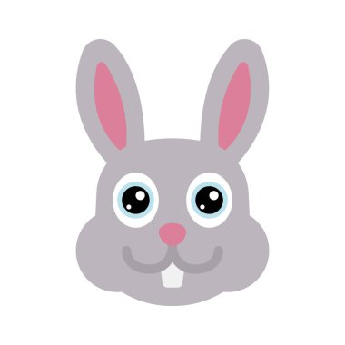 Rabbit  web icon vector illustration