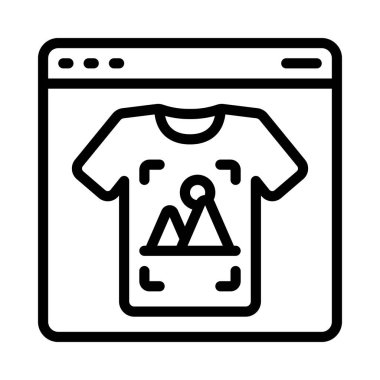 Web sitesi simgesi, vektör illüstrasyonu basit tasarım