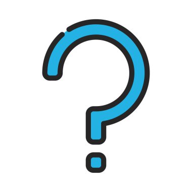 Soru işareti vektör illüstrasyonu