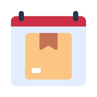 Zamanlama simgesi, vektör illüstrasyonu 